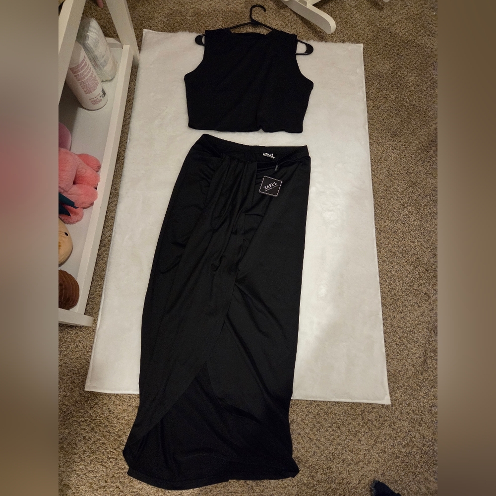 Zaful 2 Pc Black Outfit